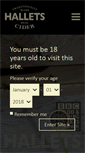Mobile Screenshot of halletsrealcider.co.uk